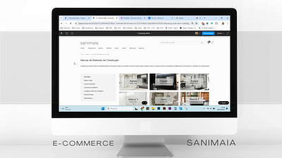Ecommerce Sanimaia: Construction Materials Brands Page Prototype brands decoration e commerce figma prototype ui userexperience userinterface ux