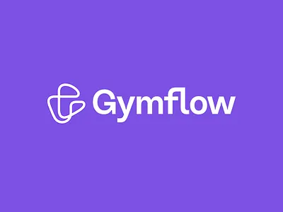 Gymflow logo brand brand designer branding graphic designer graphics gym icon logo logo sign sign