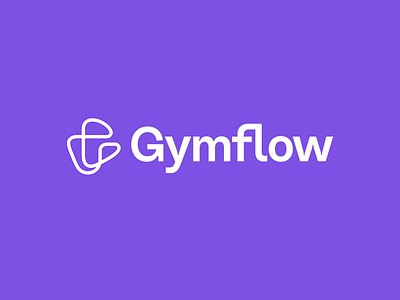 Gymflow logo brand brand designer branding graphic designer graphics gym icon logo logo sign sign