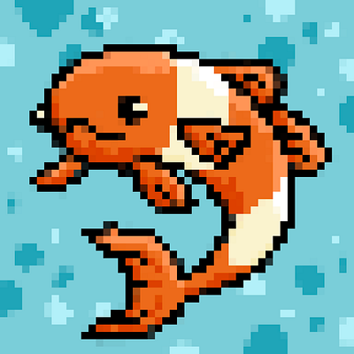 Pixel Art childrens book fish illustration octopus pixel art underwater