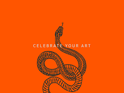 Brand and Packaging Design for Tattoo Skincare Company bold brand brand illustration branding california cobra design graphic design illustration la branding agency logo logo design los angeles modern brand orange brand serpent serpiente snake snake illustration vector vector snake