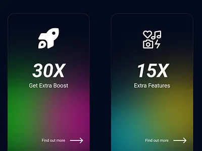 Boost Card UI boost card ui