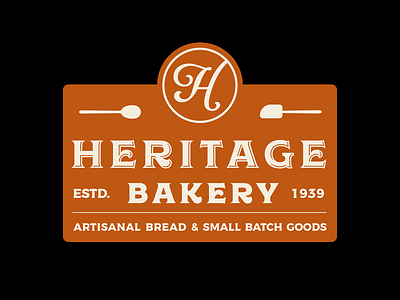 Heritage Bakery Badge artisan badge bakery branding design graphic design identity illustration logo mark