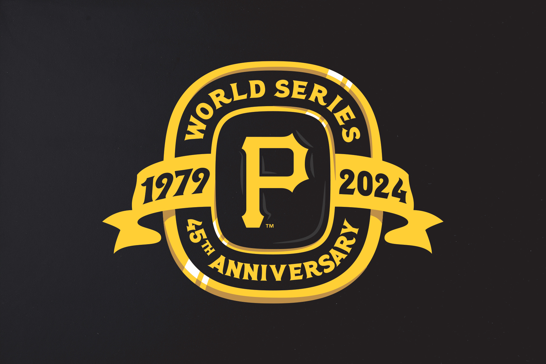 Example of 45th Anniversary World Series Logo