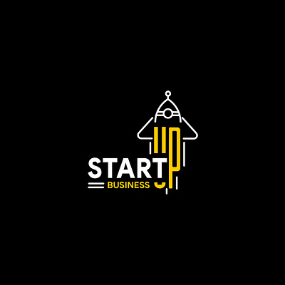 Startup + Rocket Business Logo Design branding business logo graphic design logo