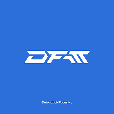 Detonation Focus branding design logo mark typography
