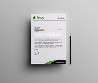 Nice Looking Letterhead Design brand logo branding company logo design editable letterhead envelope graphic design invoice letterhead logo logo design minimalist modern nice looking letterhead vector