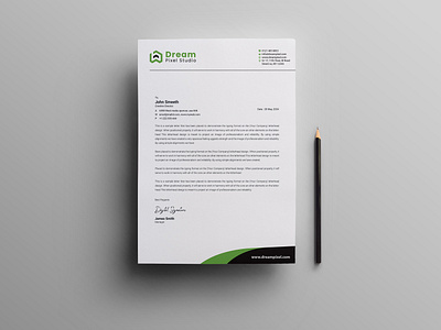 Nice Looking Letterhead Design brand logo branding company logo design editable letterhead envelope graphic design invoice letterhead logo logo design minimalist modern nice looking letterhead vector