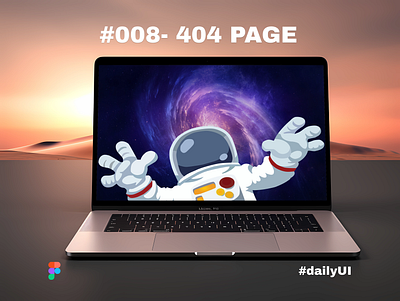 404 Error Page Design | #dailyUI | branding dailyui design figma graphic design illustration logo ui ux vector