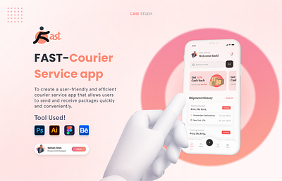 FAST-Courier Service App :) 3d animation appdesign appui branding fast courier service app. graphic design interfacedesign logo mobileapp mobiledesign mobileui motion graphics ui uiinspiration uiux userexperience uxdesign