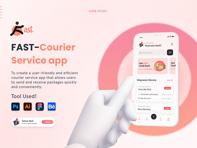 FAST-Courier Service App :) 3d animation appdesign appui branding fast courier service app. graphic design interfacedesign logo mobileapp mobiledesign mobileui motion graphics ui uiinspiration uiux userexperience uxdesign