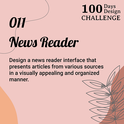 News Reader dailyui design designinspiration mobile news news reader page prototyping reader typography ui uidesign