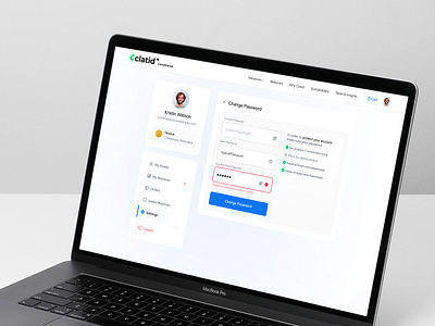 Change Password UI Design account appdesign branding changepassword design onlinecourse password passwordui profileui settings settingsscreen settingui ui uidesign uiux uiuxdesign uxdesign webinar webinarui websitedesign