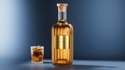Bumbu & Co Caribbean Rum 3d 3danimation 3dart alcohol animation bottle bottlemodeling c4d design glass