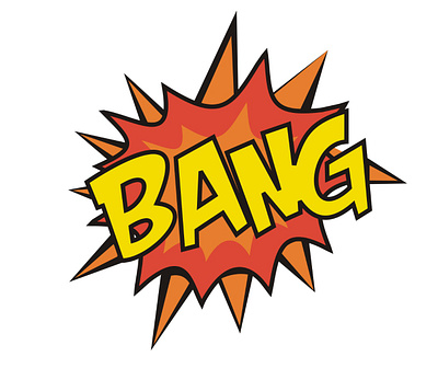 Bang graphic design logo vector art