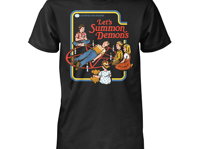 Let's Summon Demons Shirt design illustration