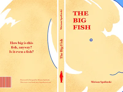 "The Big Fish" Book Cover Design – Personal Project animal illustration book book cover design book design cover design design graphic design illustration