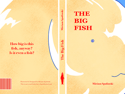 "The Big Fish" Book Cover Design – Personal Project animal illustration book book cover design book design cover design design graphic design illustration