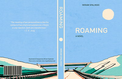 "Roaming" Book Cover Design – Personal Project book cover book cover design book design cover design graphic design illustration novel