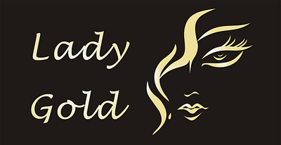 Lady Gold branding corel draw graphic design logo vector art vector logo
