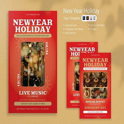 Citadel - New Year Holiday Flyer house