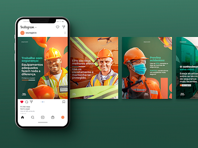 Instagram post - Occupational safety 3d animation app branding design designer designers designersocialmedia flyer graphic design id illustration instagrampost logo occupational safety post postsocialmedia socialmedia ui vector