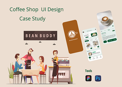 Coffee Shop App UI appdesign beanbuddy coffee mobileappdesign ui uidesign uidesigner uxdesign