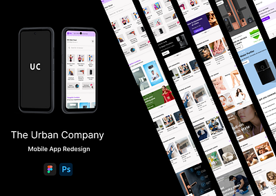 The Urban Company Mobile App appdesign graphic design mobilapp uidesign uidesigner userinterface uxdesign visualdesign visualdesigner