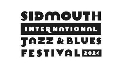 Sidmouth International Jazz Festival branding custom logo music typeface vector