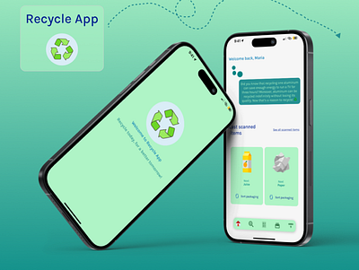 Recycle app | UX/UI design | Mobile design app design figma mobile typography ui ux uxui