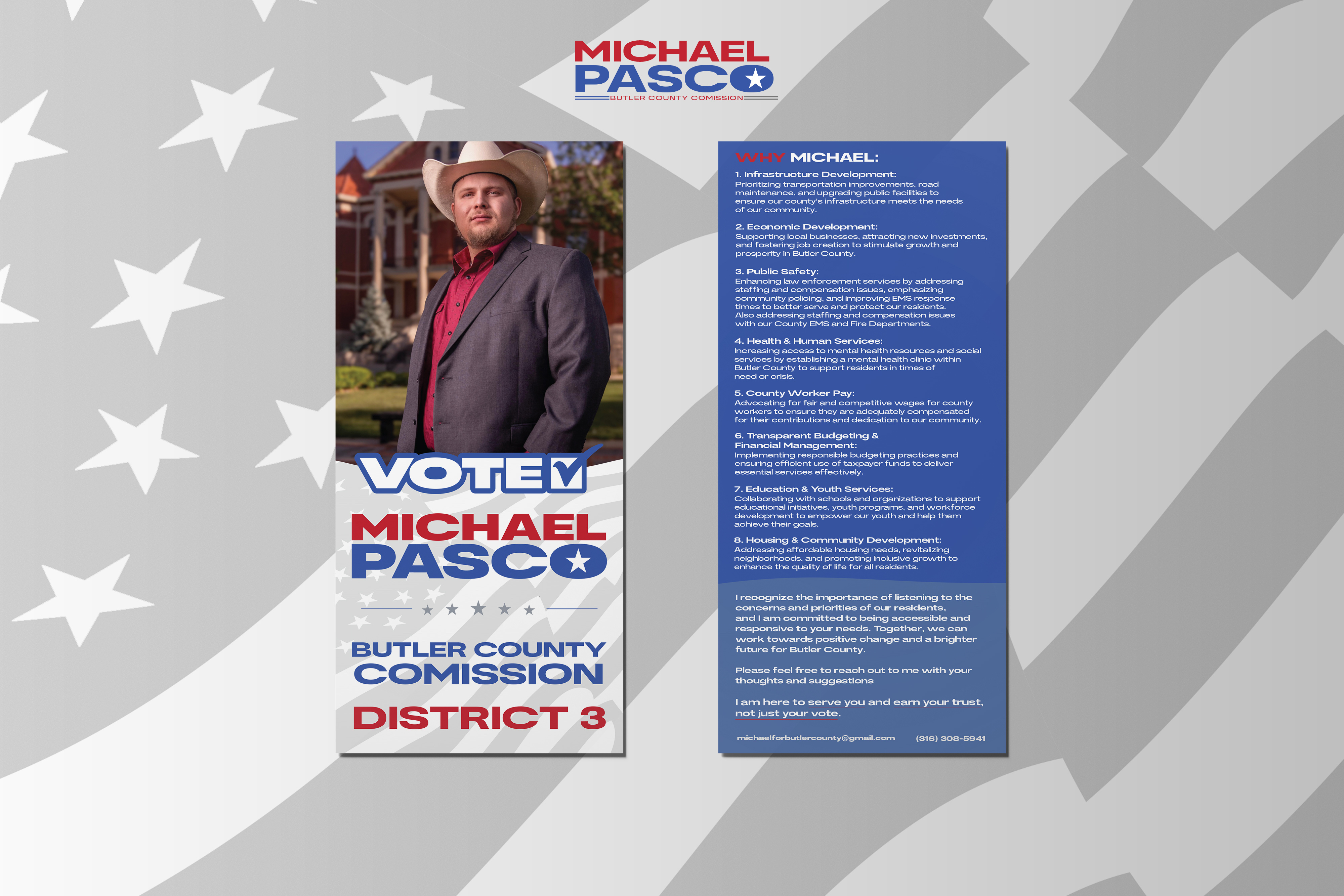 Political Slim Flyer brand identity branding design flyer graphic design handout political slim