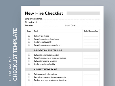 New Hire Checklist Free Google Docs Template check checklist template docs document free checklist template free google docs templates free template free template google docs google google docs list new hire checklist new hire checklist template printing schedule template to do list
