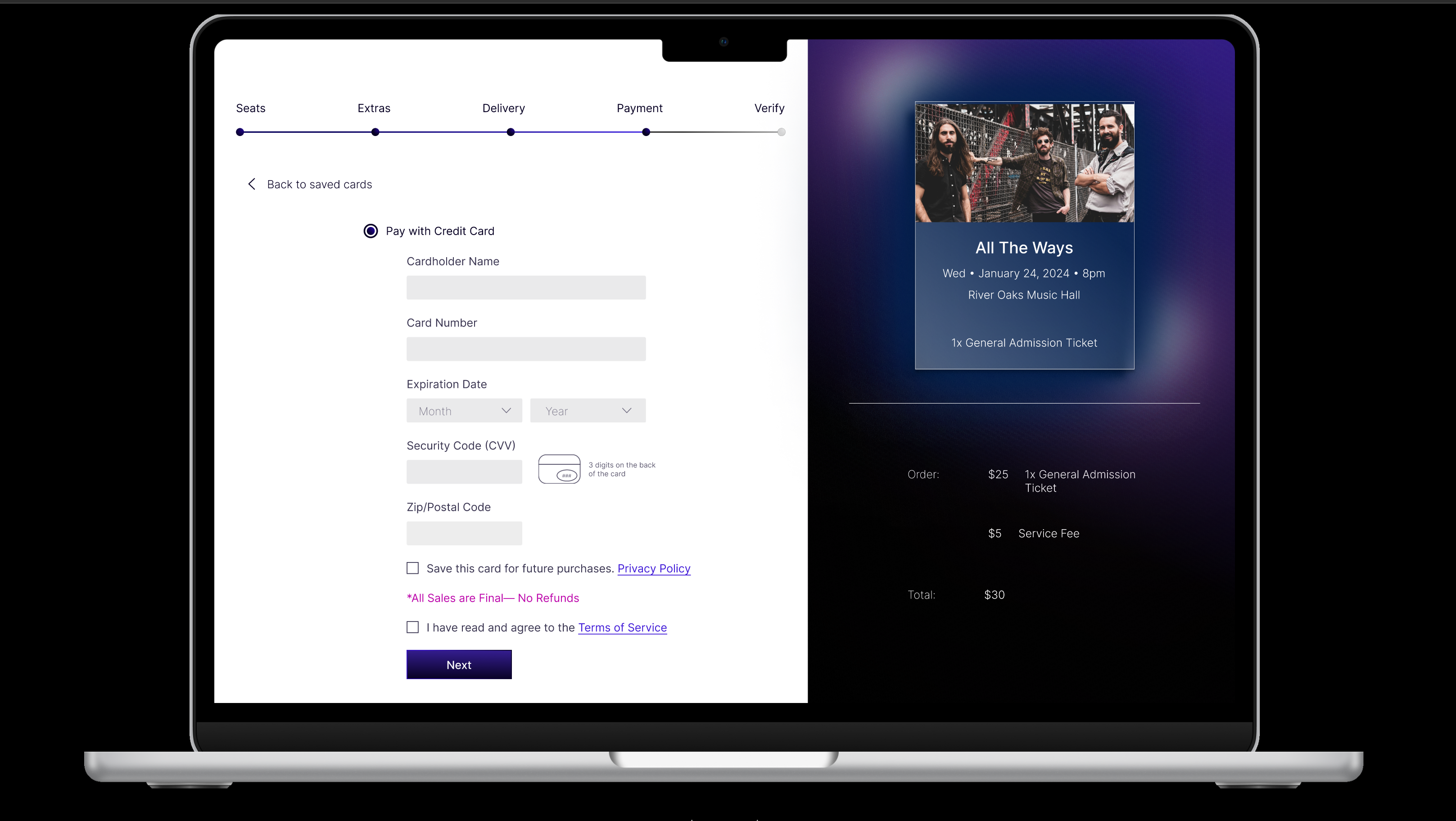 UI Design Challenge- Day 02: Credit Card Checkout dailyui