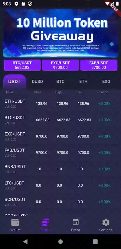 Crypto exchange app design and coding crypto app mobile app ui