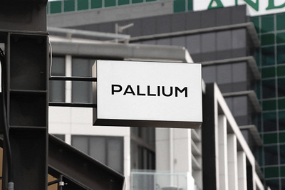 Pallium Brand brand identity branding design graphic design graphics logo typography ui ux