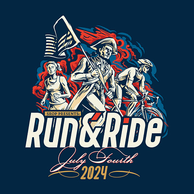 Run&Ride 2024 Campaign Look branding design graphic design illustration logo vector