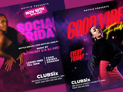 Night Club Flyer Bundle rb