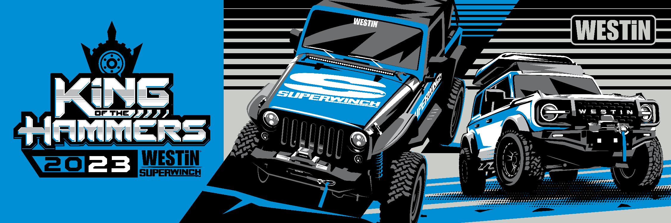 Westin Superwinch King of the Hammers branding design graphic design illustration vector