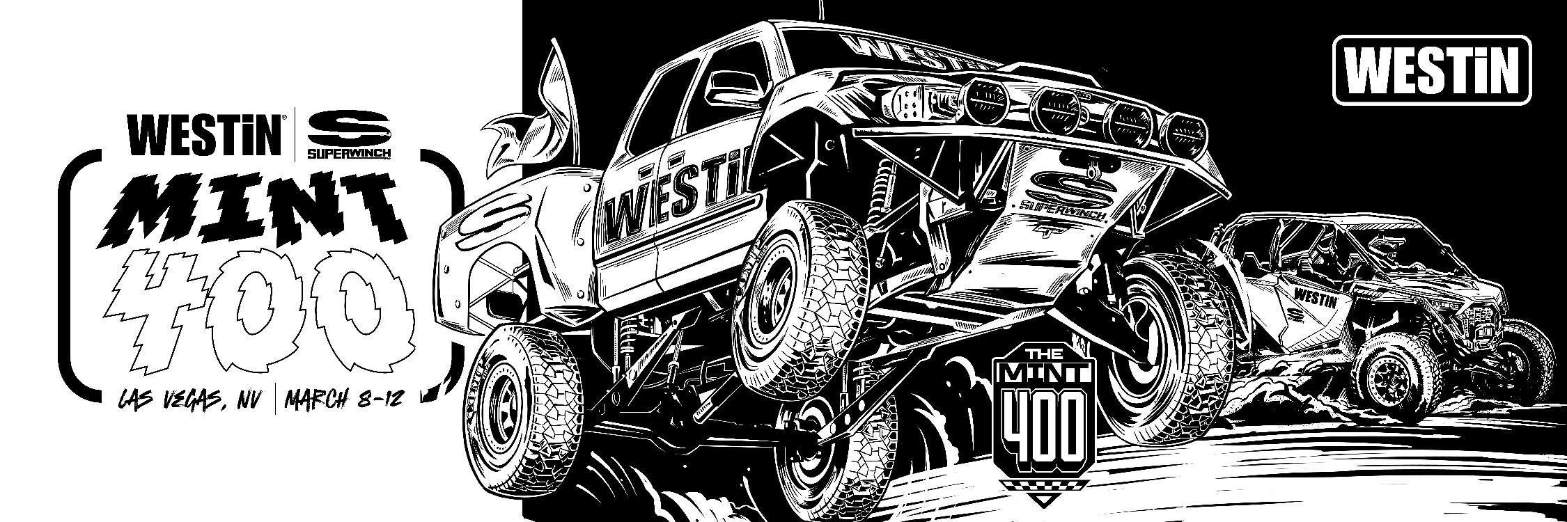 Westin Superwinch Mint 400 branding design graphic design illustration vector