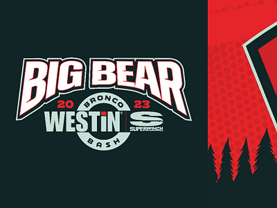 Westin Superwinch Big Bear badge branding design graphic design illustration vector