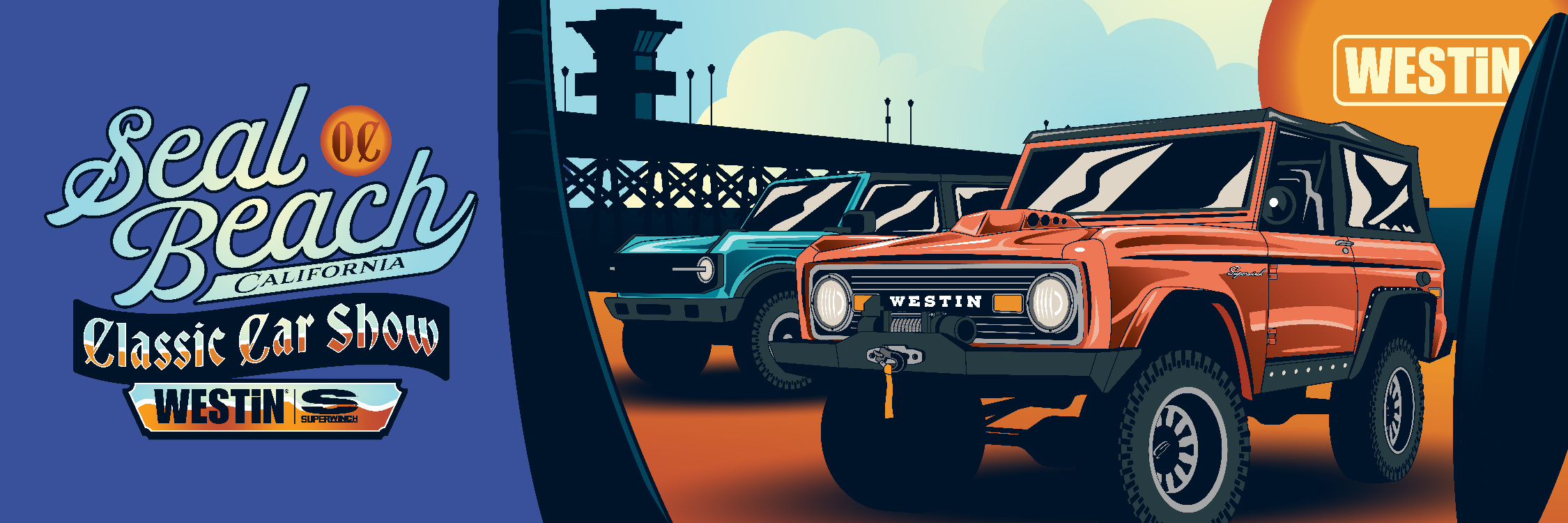 Westin Superwinch Seal Beach branding design graphic design illustration vector