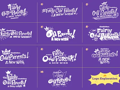 Fairly Odd Parents A new Wish Logo Exploration branding design graphic design illustration logo vector