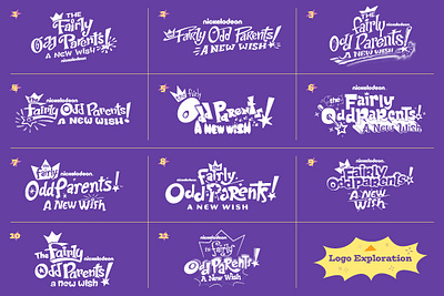 Fairly Odd Parents A new Wish Logo Exploration branding design graphic design illustration logo vector