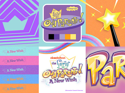 Fairly Odd Parents A new Wish Elements branding design graphic design illustration logo typography vector