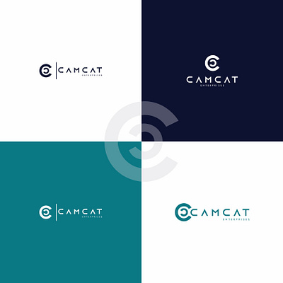 Camcat Logo branding graphic design logo