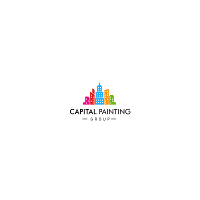 Capital Painting Logo branding graphic design logo