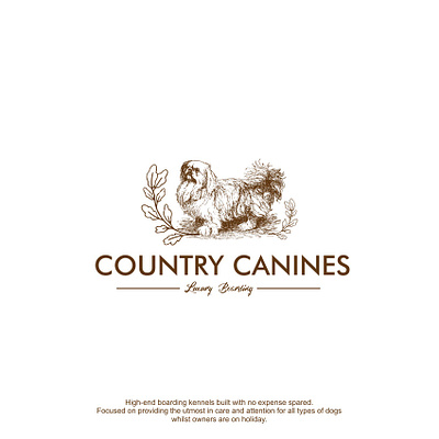 Country Canines Logo branding graphic design logo