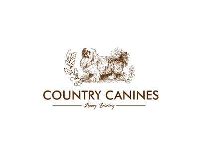 Country Canines Logo branding graphic design logo