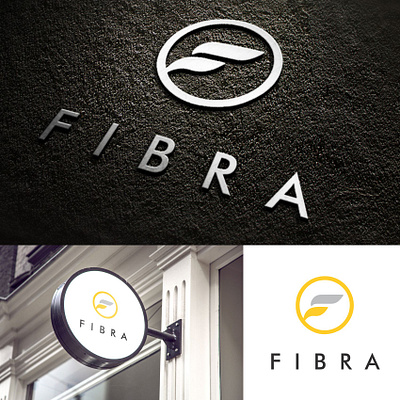 Fibra Logo branding graphic design logo