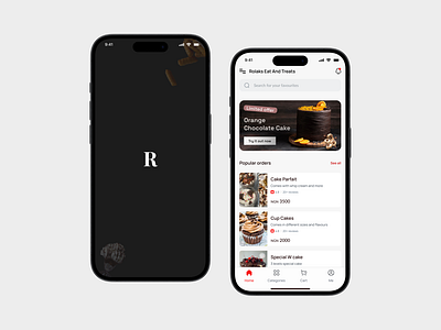 Confectionery App app design figma mobile ui uiux user experience user interface